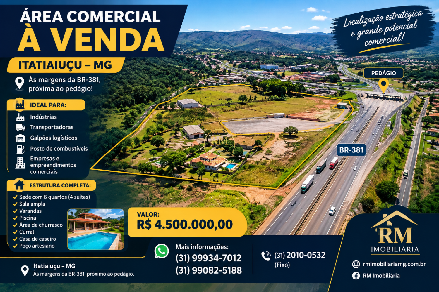 Área > venda > Itatiaiuçu